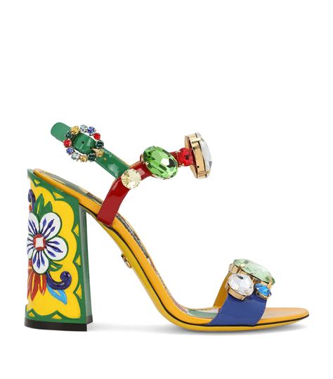 sandale dolce gabbana|dolce gabbana heeled sandals.